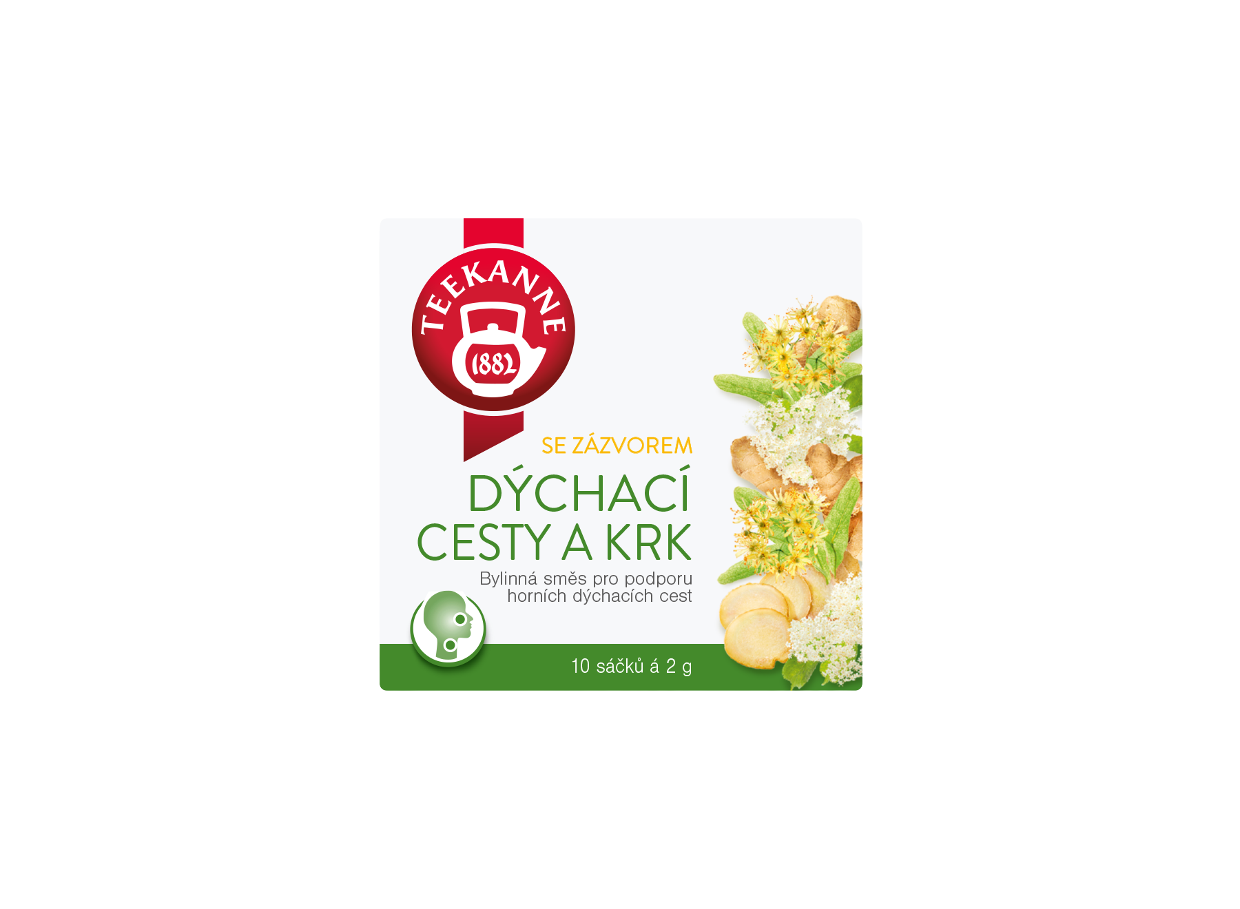 Dýchací cesty se zázvorem